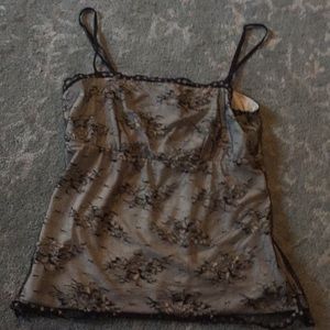 Black and Cream Tank